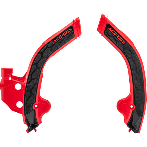 Acerbis X-Grip Frame Guards - Red/Black - Beta 2801941018 Acerbis X-Grip Frame Guards - Red/Black - Beta 2801941018