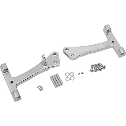 Drag Specialties Passenger Floorboard Mount - Chrome - Fxd/Fld