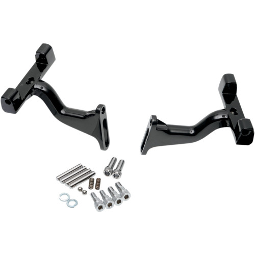 Drag Specialties Passenger Footboard Raised Mount - Black Drag Specialties Passenger Footboard Raised Mount - Black
