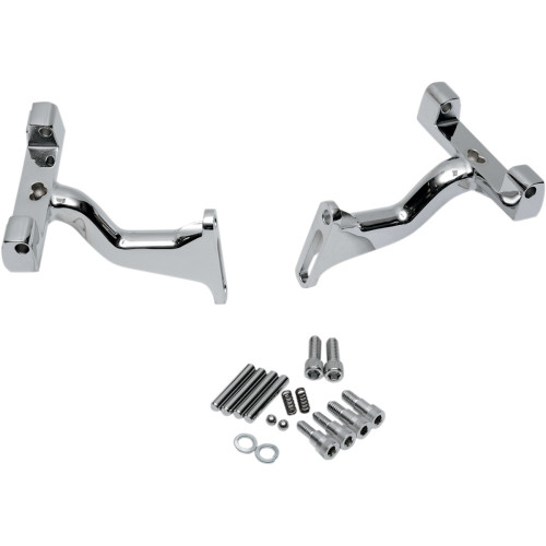 Drag Specialties Passenger Footboard Raised Mount - Chrome Drag Specialties Passenger Footboard Raised Mount - Chrome