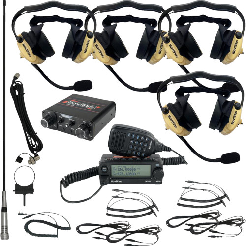 Navatlas Intercom/Radio And Headset Kit - 4-Seat - Beige Nirbhbe4 Navatlas Intercom/Radio And Headset Kit - 4-Seat - Beige Nirbhbe4