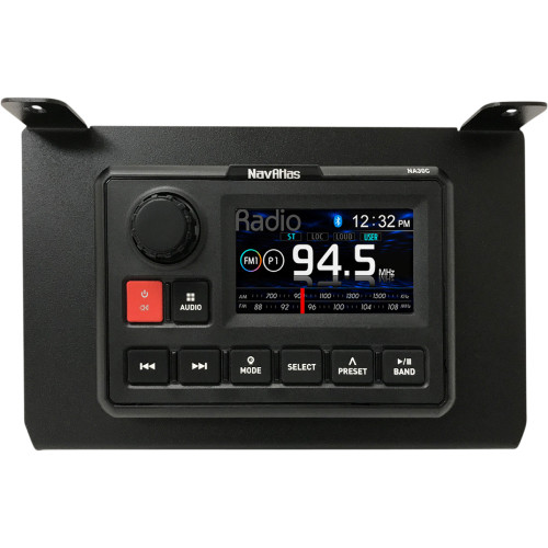 Navatlas Lower Glove Box Mount - 3" Source Kit - Rzr Dk30Rzr