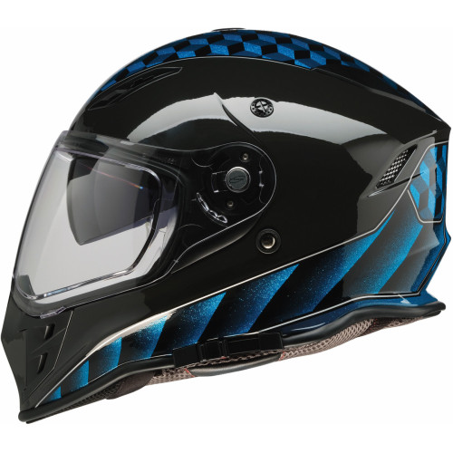 Z1R Helmet Nemesis Thunderbird Blue/Black 2Xl