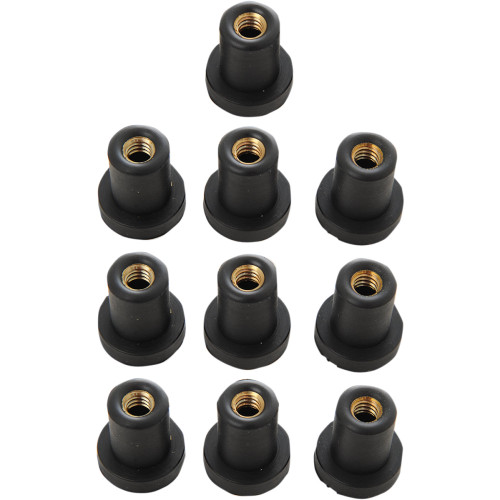 Drag Specialties Nuts - Well - 1/4-20 - 10-Pack Drag Specialties Nuts - Well - 1/4-20 - 10-Pack