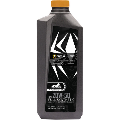 Rekluse V-Twin Oil - 20W-50 - 1L Rms-1099003 Rekluse V-Twin Oil - 20W-50 - 1L Rms-1099003