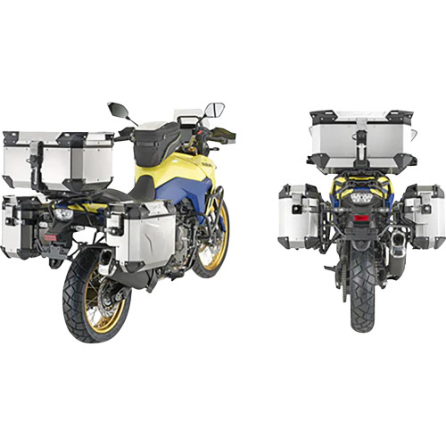 Pannier Holder - Side Case Hardware - Silver Plos3125Cam