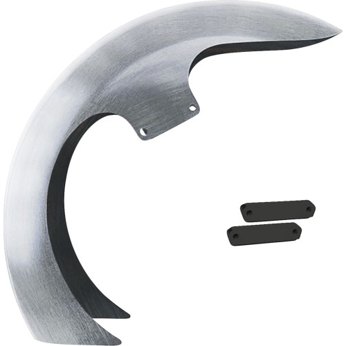 Paul Yaffe Bagger Nation Dei Front Fender - 26" Wheel - With Black Adapters - Touring Models Dei26-14L-B