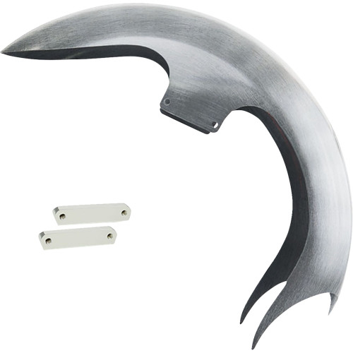 Paul Yaffe Bagger Nation Dei Front Fender - Oem - 16"-19" Wheel - With Chrome Adapters - Touring Models Dei-Oem-14L-C