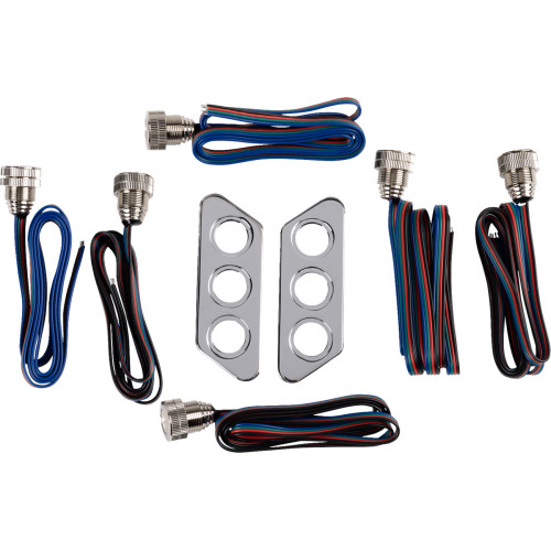 Paul Yaffe Bagger Nation Taillight Kit - Chrome Pyo:Tslp-C Paul Yaffe Bagger Nation Taillight Kit - Chrome Pyo:Tslp-C