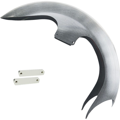Paul Yaffe Bagger Nation Talon Front Fender - 21" Wheel - With Chrome Fender Adapters - Touring Models Talon21-14L-C Paul Yaffe Bagger Nation Talon Front Fender - 21" Wheel - With Chrome Fender Adapters - Touring Models Talon21-14L-C
