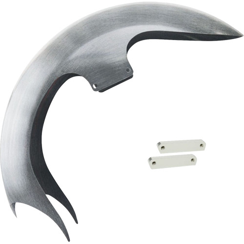 Paul Yaffe Bagger Nation Talon Front Fender - 26" Wheel - With Chrome Fender Adapters - Touring Models Talon26-14L-C Paul Yaffe Bagger Nation Talon Front Fender - 26" Wheel - With Chrome Fender Adapters - Touring Models Talon26-14L-C