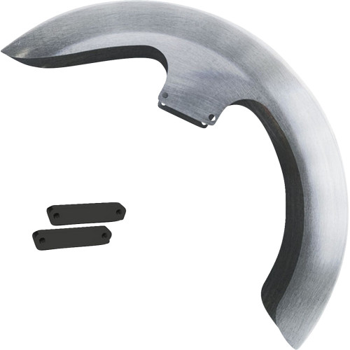 Paul Yaffe Bagger Nation Thicky Front Fender - 21" - With Black Adapters Thicky21-14L-B Paul Yaffe Bagger Nation Thicky Front Fender - 21" - With Black Adapters Thicky21-14L-B