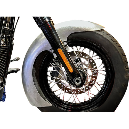 Paul Yaffe Bagger Nation Thicky Front Fender - Oem - With Satin Adaptors - M8 Softail Thick-Oem-M8St-S
