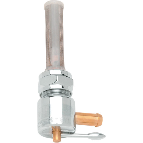 Drag Specialties Fuel Petcock - Forward Facing - Chrome