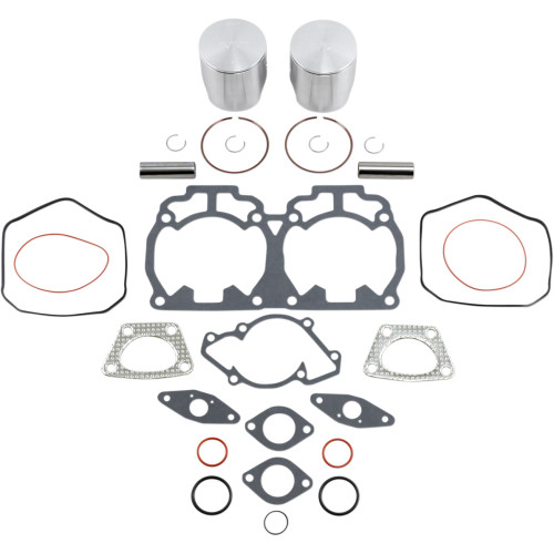 Wiseco Piston Kit With Gaskets - 70.50 Mm - 493 Engine Type - Ski-Doo Sk1324 Wiseco Piston Kit With Gaskets - 70.50 Mm - 493 Engine Type - Ski-Doo Sk1324