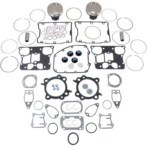 Wiseco Vt2719 Piston Kit W/Gskt Vm Ring