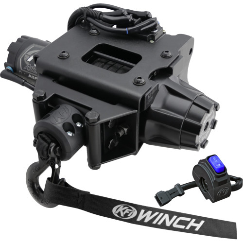 Plug-N-Play Synthetic Winch - 3500 Lb - Polaris Asp-35 Plug-N-Play Synthetic Winch - 3500 Lb - Polaris Asp-35