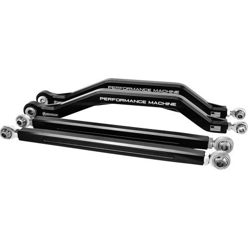 Pm Off-Road Radius Rod - High Clearance - Polaris Rzr 72" - Black Contrast Cut 0222-2001-Bm