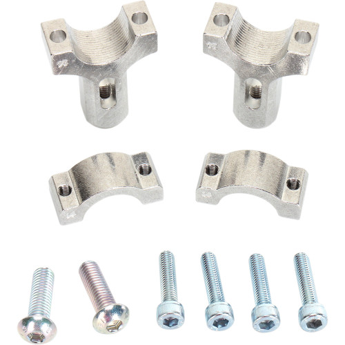 Moose Racing Handguard Clamp - Aluminum - Silver 50-014S