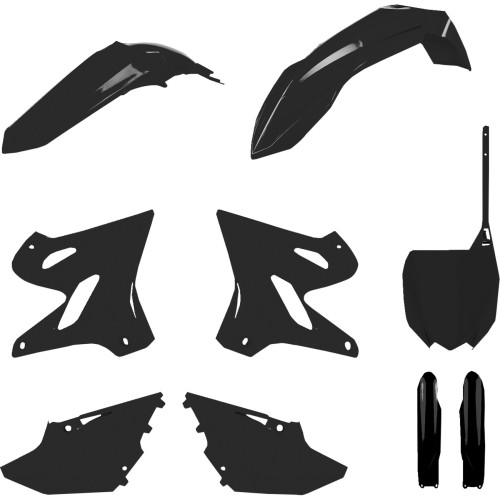 Polisport Complete Body Kit - Black - Yz 125/250 91074 Polisport Complete Body Kit - Black - Yz 125/250 91074