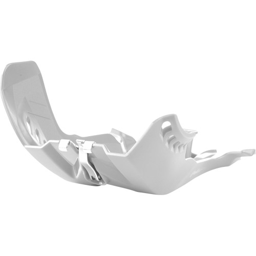Polisport Fortress Skid Plate - White - Exc/Xcw 250/300 8471700003 Polisport Fortress Skid Plate - White - Exc/Xcw 250/300 8471700003