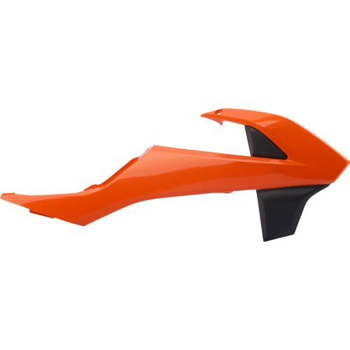 Polisport Radiator Cover - Orange/Black - Ktm 8417800001