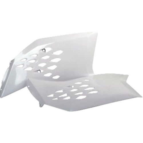Polisport Radiator Cover - White - Ktm 8428200084 Polisport Radiator Cover - White - Ktm 8428200084