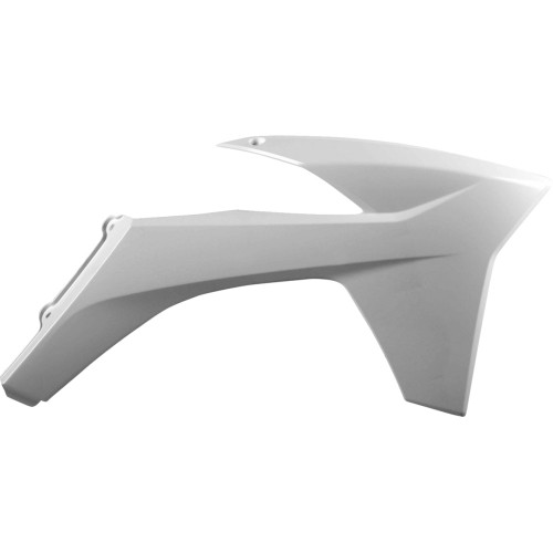 Polisport Radiator Cover - White - Ktm 8428600001