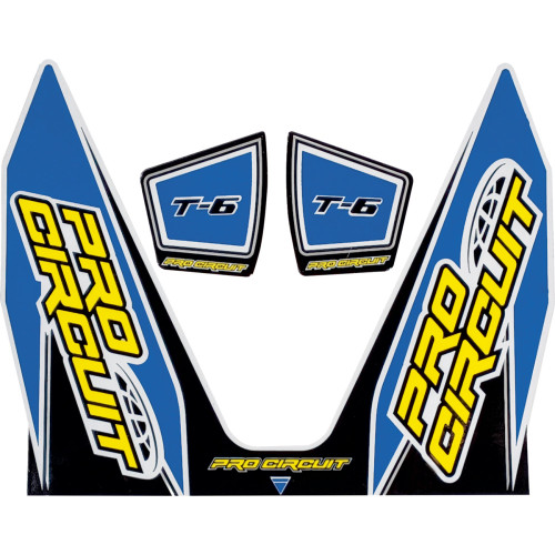 Pro Circuit T-6 Decal - Light Blue Dc22T6-Lb