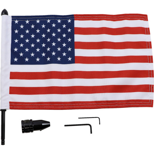 Pro Pad Saddlebag - Fixed Upright Flag Mount - 1/2" Bar - 10" X 15" Flag Brfm-Fxd315