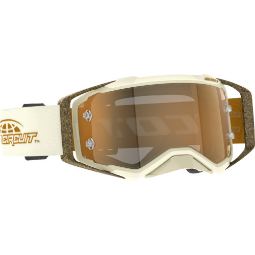 Prospect Pro Circuit Amp Goggle - Beige/White/Brown - Gold Chrome 423514-1074324