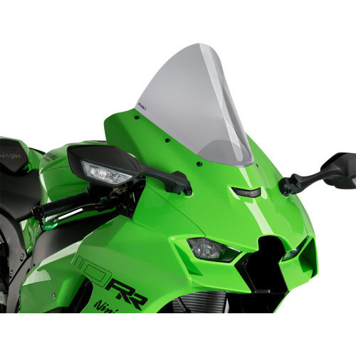 Puig Hi-Tech Parts Race Windscreen - 12-1/2" - Smoke - Ninja Zx-10R 20540H
