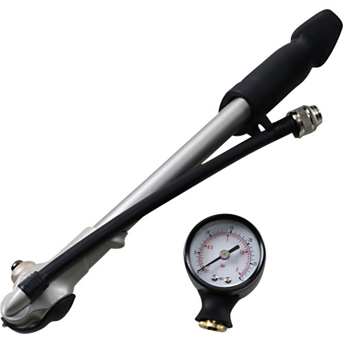 Drag Specialties Air Pump With Gauge - 0-30 Drag Specialties Air Pump With Gauge - 0-30