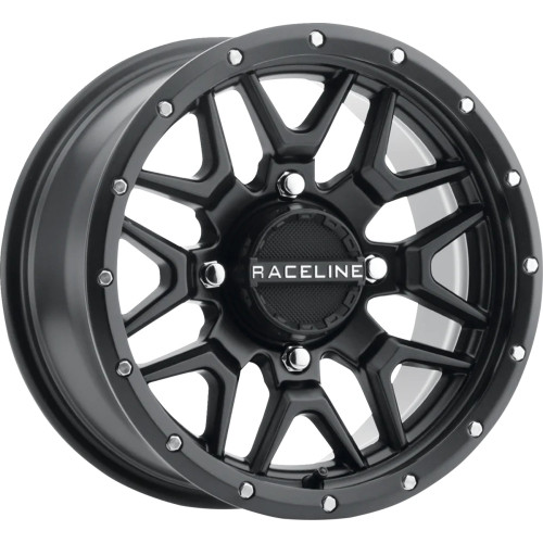 Raceline Wheels Wheel - Krank - Simulated Beadlock - Front/Rear - Black - 15X7 - 4/137 - 5+2 (+10 Mm) A94B-57037+10