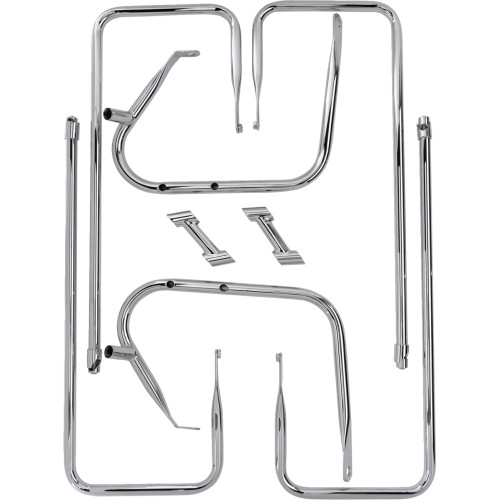 Drag Specialties Saddlebag Rail - Chrome - Fl '09-'13