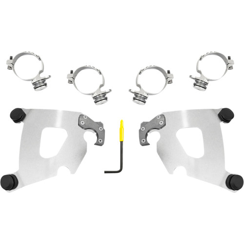 Memphis Shades Cafe Mounting Kit - Polished - Xl Mek2058