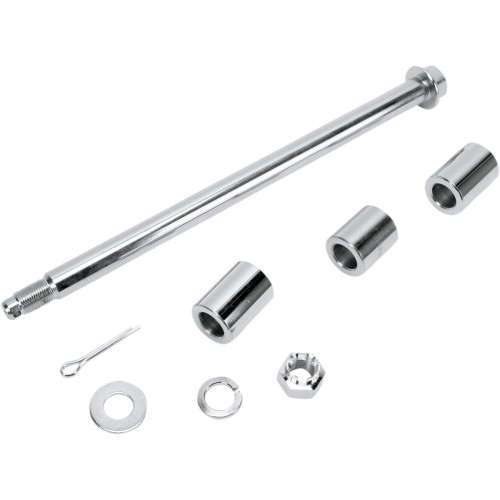 Drag Specialties Axle Kit - Rear - Chrome - '00-'05 Dyna