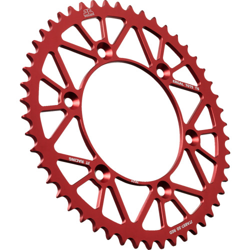 Rear Sprocket - Aluminum - 50 Tooth - Red - Gas Gas/Husqvarna/Husaberg/Ktm Jta897.50Red