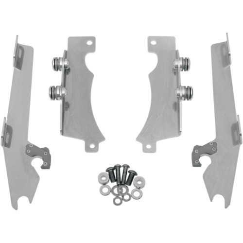 Memphis Shades Batwing Trigger Lock Mounting Kit - V Star - Polished Mek1909 Memphis Shades Batwing Trigger Lock Mounting Kit - V Star - Polished Mek1909