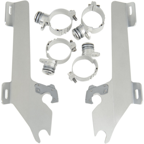 Memphis Shades Batwing Trigger Lock Mounting Kit - Raider - Polished Mek1953