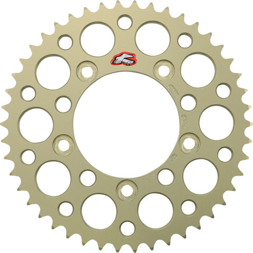 Renthal Rear Sprocket - Aluminum - 46 Tooth 435U-520-46P-Ha Renthal Rear Sprocket - Aluminum - 46 Tooth 435U-520-46P-Ha