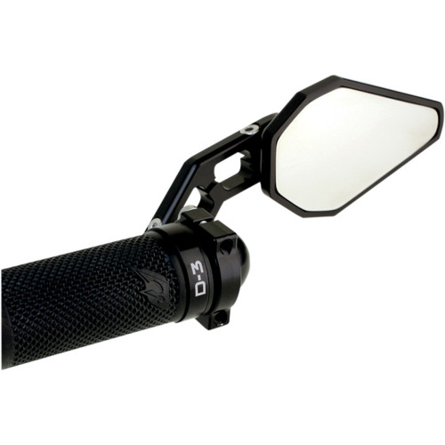 Driven Racing Dxm-Bk Mirror D Axis Bar End Blk