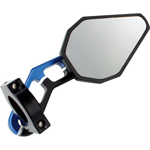 Driven Racing D-Axis Bar-End Mirror - Blue Dxm-Bl