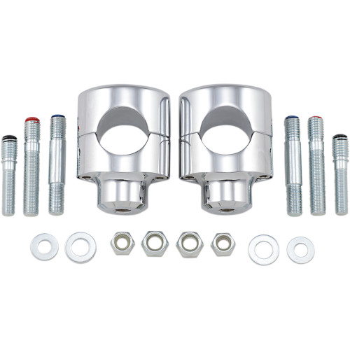 Drag Specialties Risers - Big Buffalo - 1-1/2" - Chrome