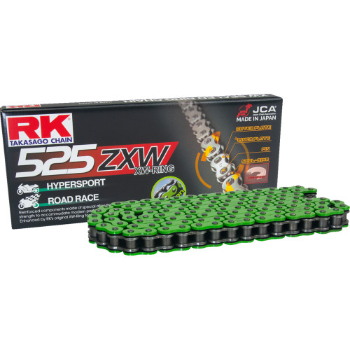 Rk 525 Zxw - Drive Chain - 150 Links - Green Mm525Zxw-150 Rk 525 Zxw - Drive Chain - 150 Links - Green Mm525Zxw-150