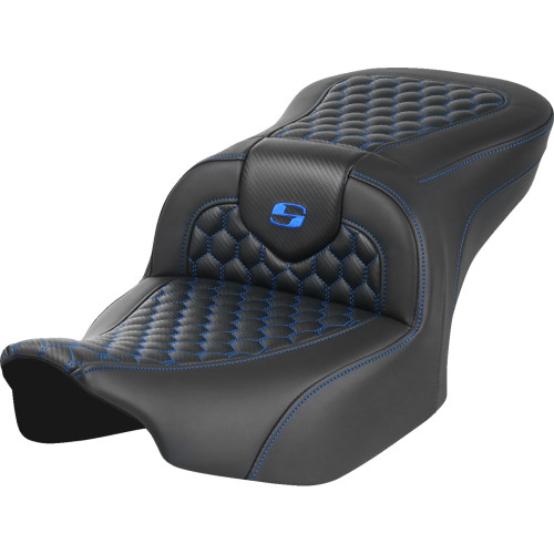 Saddlemen 823-07-18901 Seat Roadsofa Hc Blue Stitch