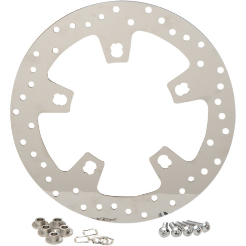 Drag Specialties Drilled Brake Rotor - Front - 11.8" - Touring