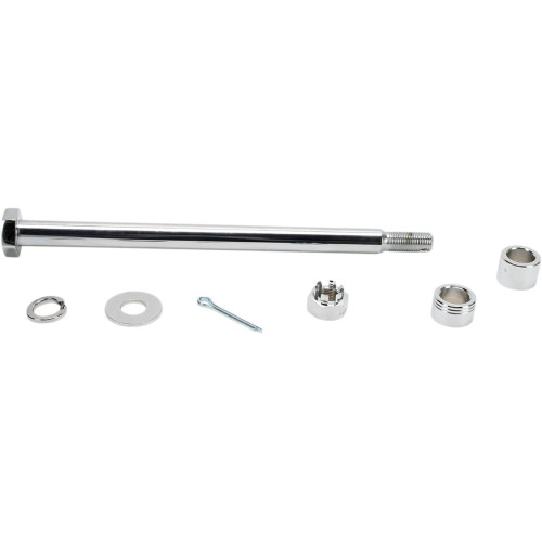 Drag Specialties Axle Kit - Rear - Chrome Drag Specialties Axle Kit - Rear - Chrome