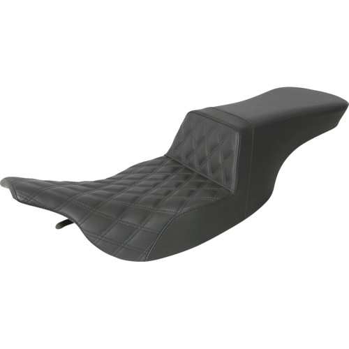 Saddlemen Tour Step-Up Seat - Front Lattice Stitch - Black - Fl '97-'07 897-07-192 Saddlemen Tour Step-Up Seat - Front Lattice Stitch - Black - Fl '97-'07 897-07-192
