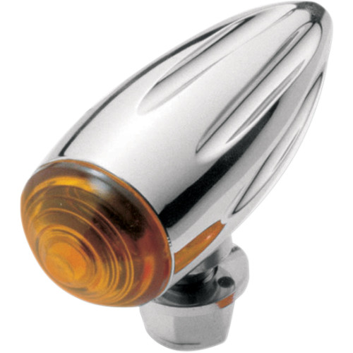 Pro-One Perf.Mfg. Bullet Marker Light - Chrome/Ball-Milled 400360